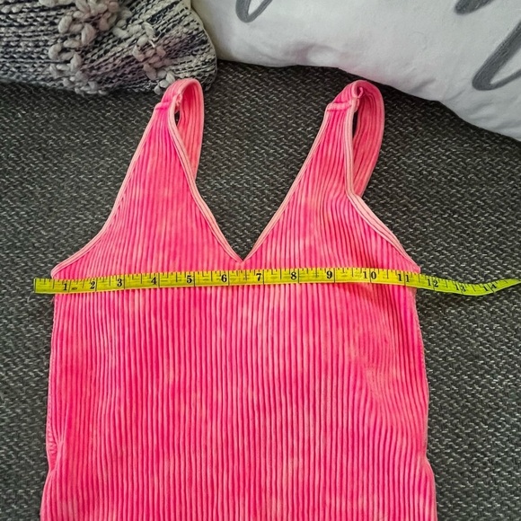 Zenana Outfitters Vibrant Pink Soft Ribbed Tank Top - Picture 3 of 5